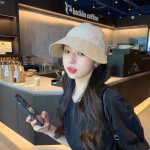 WDS Topi Wanita Pelindung UV Matahari Topi Gaya Korea Import Topi Cadar Visor Lipat Bucket Musim Panas