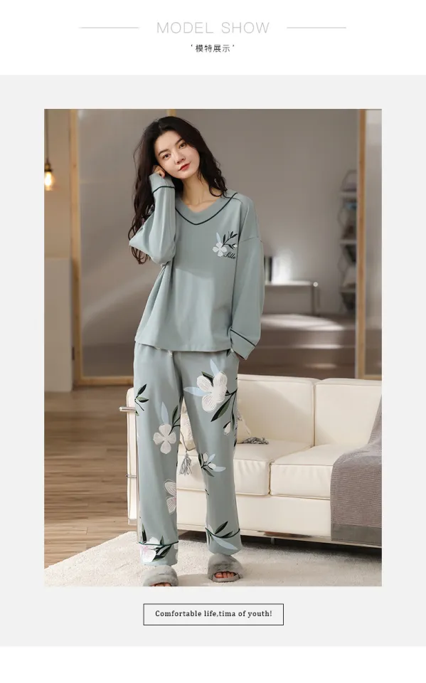 Cotton Pajamas Pajamas Women Sleepwear Women Baju Tidur Pyjamas