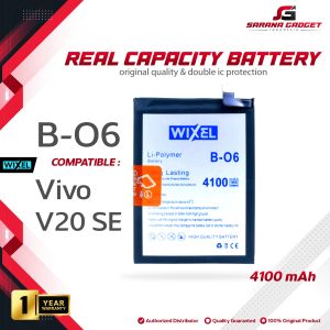 WIXEL Baterai B-O6 Vivo V20 SE V2022 B-06 Double Power Real Capacity Batre Batrai Battery Original Ori Dual BO6 B06