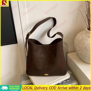 【Big Sale】 Women Girls PU Leather Single Shoulder Handbag Adjustable Strap Large Capacity Shoulder Bag for School Work Daily Use 【SuperLegend】