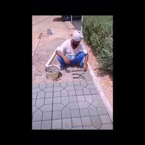 New Personalized Floor Mold Floor Garden Floor Tile Cement Complete Collection Embossed Soil Garden Paving Concrete