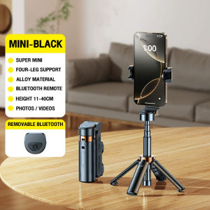 Mini 3 in 1 Selfie Stick Tripod Portable Grip Phone Tripod with Wireless Bluetooth Remote for Phone tripod