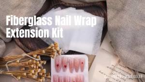 SmallCat 20 Pcs Silk Nail Wrap Kit for Broken Natural Nails 1.37"×3.14" Silk Wrap for Nails Nail Silk Wrap Nail Repair Kit for Broken Nail Fix Extender Home Use Salon
