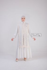 Elodie Dress By Secondsign Bahan Linen Woody Premium All Size Gamis Wanita Muslim