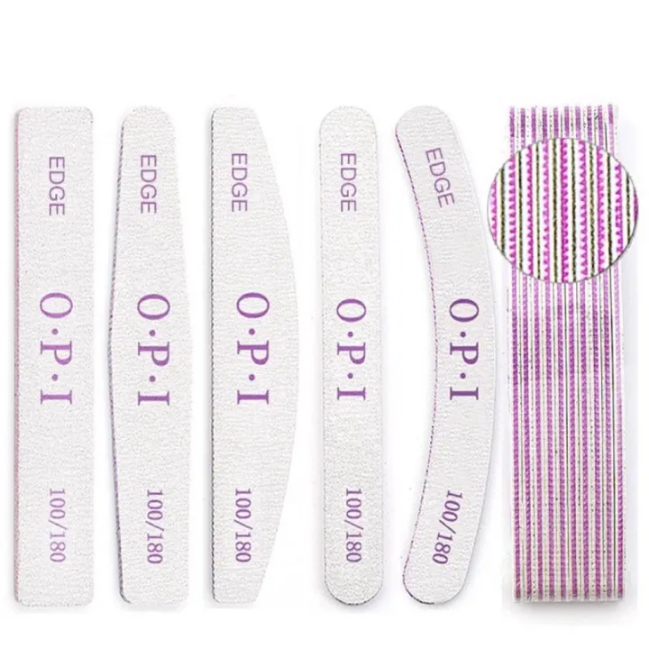 🚗พร้อมส่งในไทย🚗 OPI ตะไบขัดเล็บ 100/180 ตะไบเล็บ ตะไบหยาบ | Lazada.co.th