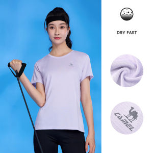 Cameljeans Áo phông thể thao Phụ Nữ Xuân Hè Mới thoáng khí nhanh khô Tops phụ nữ