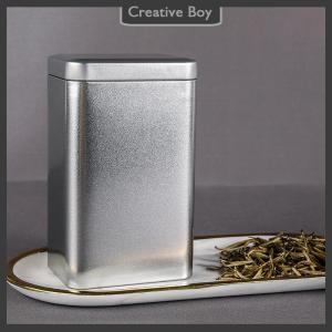 [Creative] Metal Retro Square Tea Can Candy Food Storage Case with Lid Packaging Box Containers