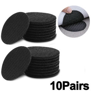 10Pairs Strong Self Adhesive Fastener Nylon Hook Dots Stickers Adhesive Tape For Bed Sheet Sofa Mat Carpet Anti Slip Mat (60*60mm/25*100mm)