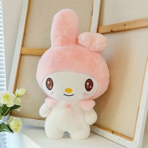 25-80cm Sanrio Kuromi Cartoon Stuffed Dolls My Melody Cinnamoroll Plush Toy Kawaii Anime Toys Cute Soft Plushie Appease Doll Toys Birthday Gifts For Girls