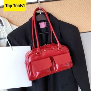 Modern Leather Crossbody Bag for Women Double Pocket Design Stylish Shoulder Bag for Everyday Use in Mustard