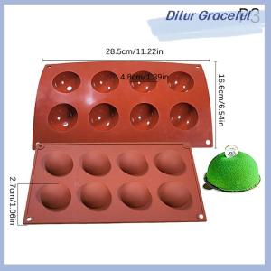 Ditur 1 PC Baking Tray Pastry Mold Silicone Mold Chocolate Ball Mold Silicone Mold Lollipop Cake Mold kitchen Baking Tools