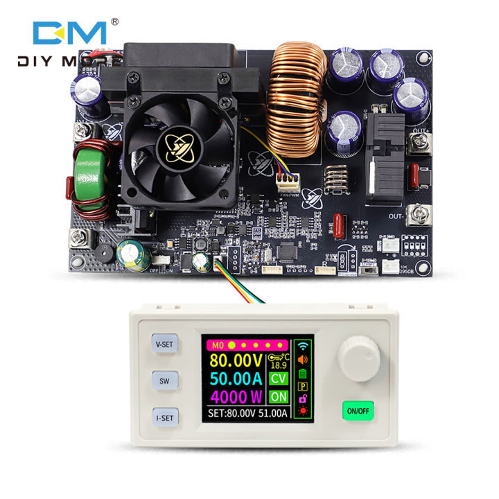 diymore XY8050S CNC DC Adjustable Step-Down Power Supply Constant Voltage Constant Current Module 50A/4000W Input Voltage DC12-140V