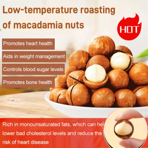 ✨Hot Sale✨King Of Nuts Low Temperature Roasted Macadamia Nuts Premium Quality Large Kernel Hawaiian Nuts Natural Rich Flavor Healthy Snack Crunchy Natural Nut Treat  Macadamia Nuts  Premium Hawaiian Nut Selection Large Kernel