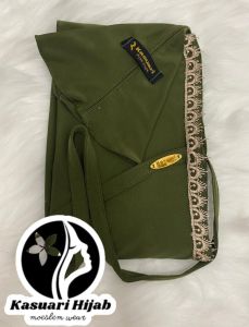 BERGO ANISSA RENDA JERSY -JILBAB INSTAN-KASUARI HIJAB STYLE