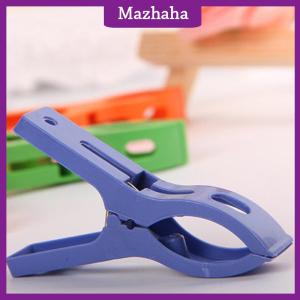 Mazhaha 8ps set Hanger Clips Large Plastic Windproof Beach Towel Clothes Pins Spring Clamp Clothespin Powerful Hot New Cheap