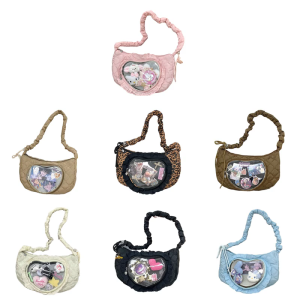 Đáng yêu itabag tất cả các Kết Hợp Túi Đeo Chéo Túi Dây Rút Đeo Vai hẹn hò Túi túi đưa thư phong cách Nhật Bản cho hàng ngày