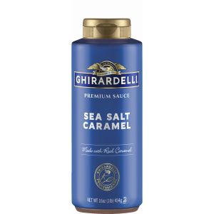 Ghirardelli 14 fl. oz. (17 oz.) Sea Salt Caramel Flavoring Sauce