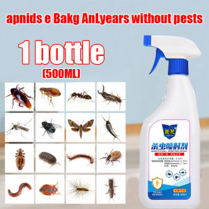 【3 seconds to kill】fly spray 500ml Effective Bait Fly Killer Bait Fly Repeller Household Insecticide drive away flies Non-toxic Suitable for mother and baby Fresh and smokeless Quick kill fly nemesis insecticide spray killer spray for home