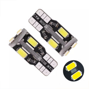 PENCL 10Pcs Car T10 W5W Super Bright LED Light Canbus Warm White Yellow Car Interior Reading Lamp License Plate Lighting Bulb 360° Dome Light 800LM【Ready Stock】