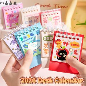 CX🎄💓💥 4Pcs Dễ Thương Ngựa 2026 Lịch Bàn Lịch Trang Trí Phim Hoạt Hình Kawaii Kế Hoạch Chương Trình Nghị Trình Hàng Ngày Hàng Tháng Văn Phòng Phẩm Văn Phòng Nguồn Cung Cấp