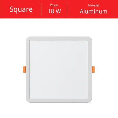 ECOL White light Pin light 3W/6W/9W/12W/18W Round&Square Ceiling Light Recessed Pin Light Led Panel Light Ceiling Light