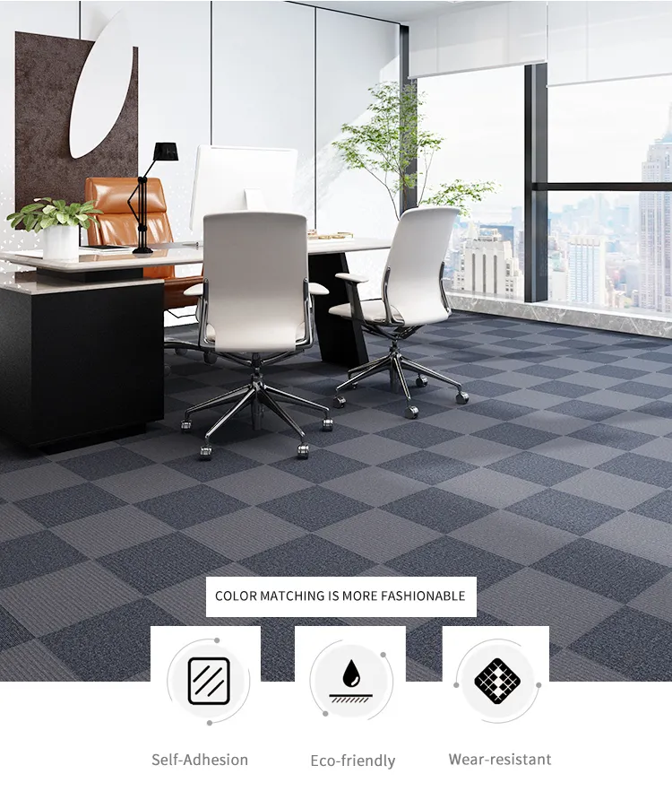 50x50cm/30x30cm Floor Mat Carpet Office Carpet Mat Puzzle Floor