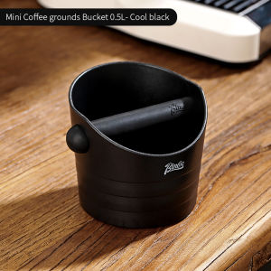 BINCOO Coffee Grounds Container For Home Italian Coffee Machine Knock Grounds Barrel Waste Powder Residue Storage Box Slag Pouring Coffee Appliance