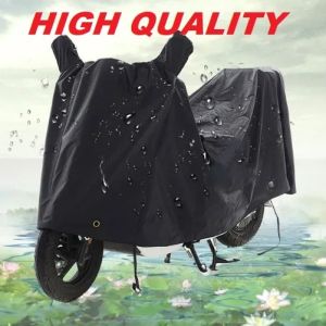 Universal Waterproof Motorcycle Cover For All Motor (Black)