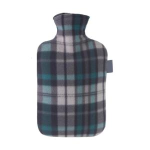 Checkerboard Thermal Bottles Elastic Sealing Mouth Thickened Rubber Interior Multipurpose Heat Pad For Body Comfort
