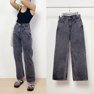 RDA Apparel. กางเกงขายาว ผญ ทรงขากระบอก เอวสูง ยาว 37-38 นิ้ว ผ้าไม่ยืด รวมรุ่น 4 สี พร้อมส่ง S-XL กางเกงยีนส์ผู้หญิง ทรงตรง ไม่รัดขา