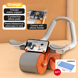 Lucky House Abdominal Health Wheel Ab Roller Support Rebound Abdominal Wheel Roller Fitness Equipment With Hassock