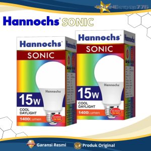 Bohlam Lampu LED Hannochs Sonic 30WATT Cahaya Putih Cool Daylight Desain Elegan Dengan Frosted Cover - GARANSI RESMI