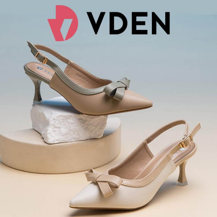 VDEN Pointed Stiletto Heels Mid Heel (2INCH) New Korea Women Shoes
