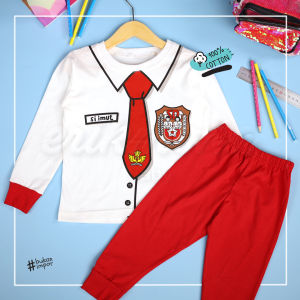 baju piyama anak baju anak cowo cewe piyama bayi model SD 3y 4y 5y