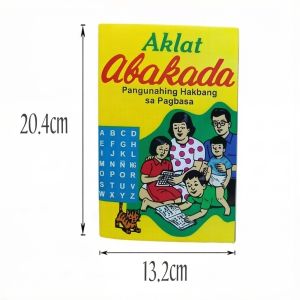Thick Aklat Abakada Kids NoteBook Chart Alphabet ABC FlashCard Tracing