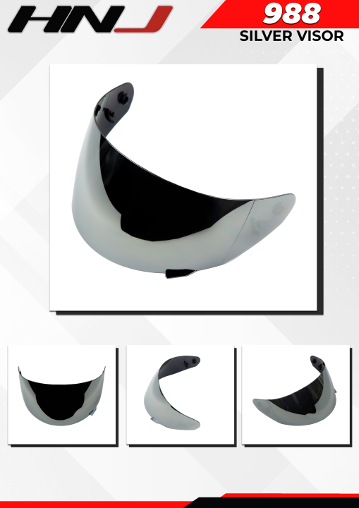 HNJ Helmet Accessories CLEAR Replacement Visor/Lens For MODEL HNJ 988