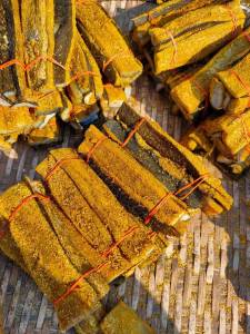 (10แถม1)หนังเค็มตากแห้ง หนาๆ นัวๆ