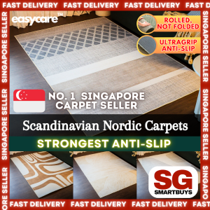 🇸🇬 Easycare™ Carpets 🔥 Nordic Scandinavian Style Very Strong Ultra Grip Anti Slip 🔥 NO.1 SG CARPET 🔥