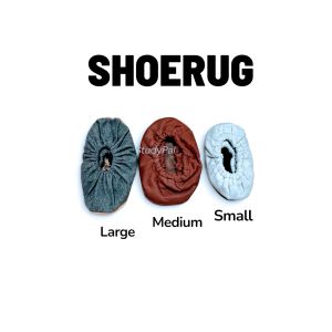 Premium Reusable Fabric Shoe Rugs & Footsocks SmallMediumLarge Random Color