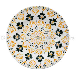 PRUMU Piring Melamin 6.5 inch - Piring Kecil - Piring Kue - Piring Saji - Piring Ceper - P11065KB