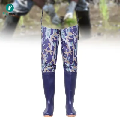 Fishing Waders Waders Lightweight Wading Trousers River Boot PVC for Men Women Thigh Waders Non Slip Waterproof for Fishing