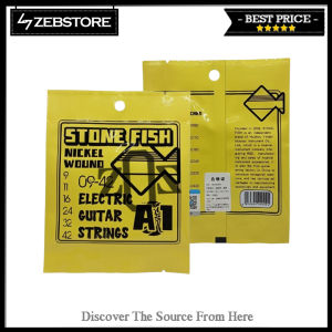 Senar String Gitar Guitar Elektrik Electric Stone Fish A1 09-42