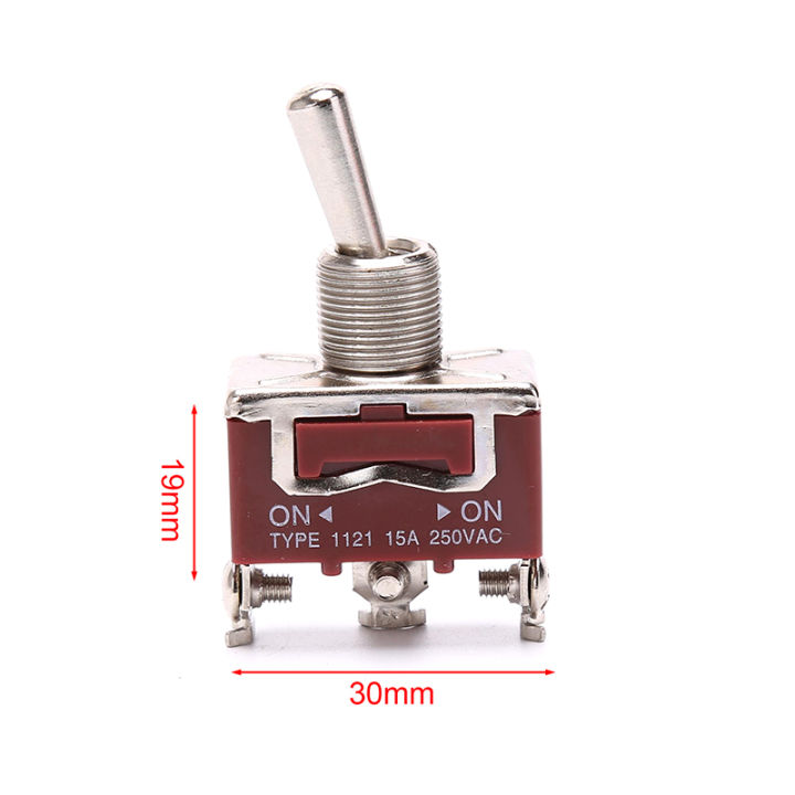 REMAI huayou Momentary Toggle Switch (ON) OFF (ON) Spring Return 3 Pin ...