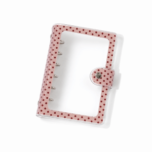 NEXTYOO A7 A7 Binder Cover PVC Clear Photocard Holder Album Shell Multi-functional Polka Dot Kpop Photocard Album Cover Kpop Photocard Collection