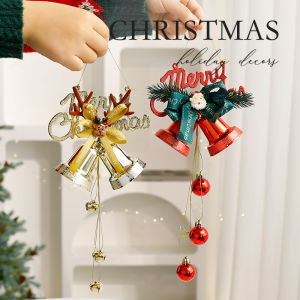 Christmas Decorations Bells for Door Decorations Xmas Tree Hanging Ornaments Wreath Home Decor
