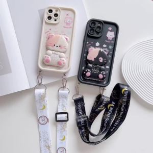 ซองสำหรับ SAMSUNG a22 5g samsung a22 4g เคสศัพท์ ซองนิ่ม ซิลิโคนกันกระแทก ดีไซน์ใหม่สวยงาม พร้อมที่จับและสายคล้องสำหรับผู้หญิง JTXXZJGS01