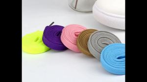 [Free Shipping][02]1cm double-layer thickened flat hollow colorful polyester shoelaces suitable for AJ sneakers canvas shoes and sports shoes