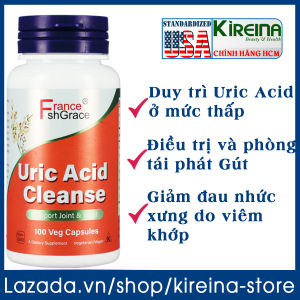 Viên uống đào thải Uric acid hỗ trợ sức khỏe thận và giảm Gút 500 mg 100 viên