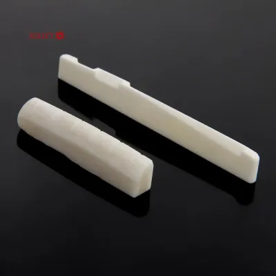 🚚【Local Express Delivery】🚚 Ivory Buffalo Bone Bridge Saddle And Slotted Nut For 6 String Acoustic Guitar