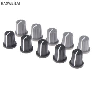 [HAOWEILAI] 5pcs Rubber Half SHAFT KNOB Potentiometer Encoder KNOB 270องศา D-shaped